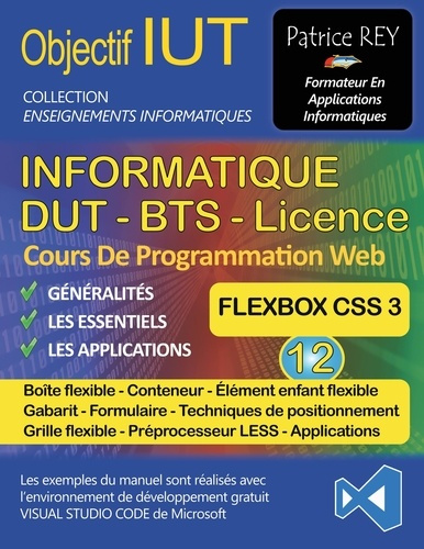 Emprunter DUT Informatique. Tome 12, Flexbox, avec Visual Studio Code livre