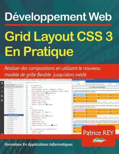 Emprunter Grid Layout CSS 3 en pratique. Avec Visual Studio Code livre