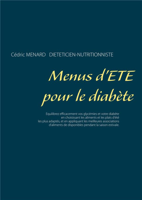Emprunter Menus d'été pour le diabète livre