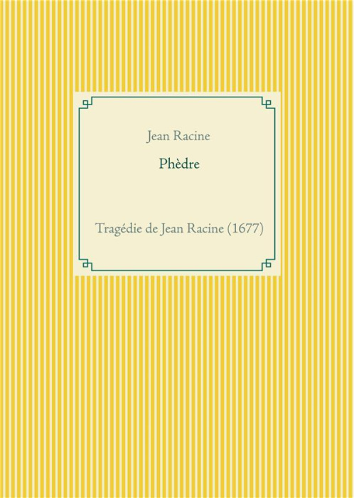 Emprunter Phèdre livre