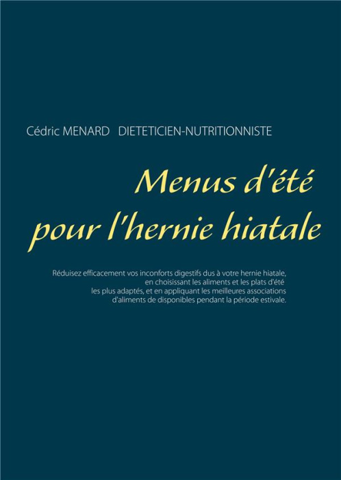 Emprunter Menus d'été pour l'hernie hiatale livre