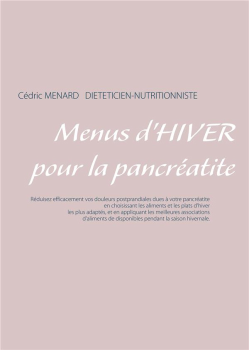 Emprunter Menus d'hiver pour la pancréatite livre