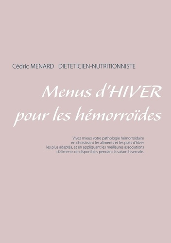 Emprunter Menus d'hiver pour les hémorroïdes livre
