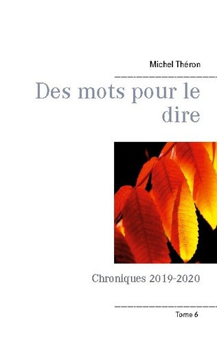 Emprunter DES MOTS POUR LE DIRE - CHRONIQUES 2019-2020 livre