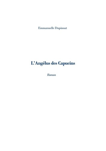 Emprunter L'angélus des capucins livre