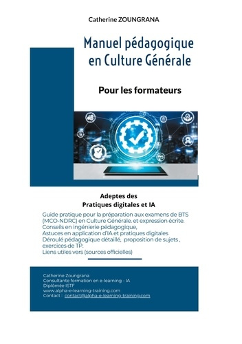 Emprunter Manuel pedagogique en culture generale. Pour les formateurs livre