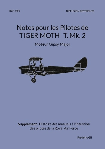 Emprunter Notes pour les Pilotes de TIGER MOTH T. Mk. 2. Moteur Gipsy Major livre