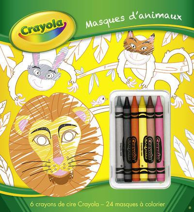 Emprunter Masques d'animaux. Avec 6 crayons de cire Crayola livre