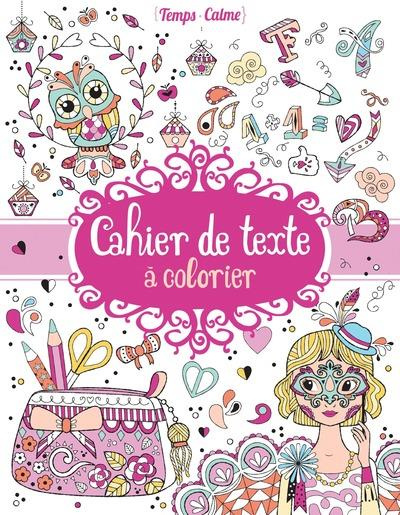 Emprunter Cahier de texte à colorier livre