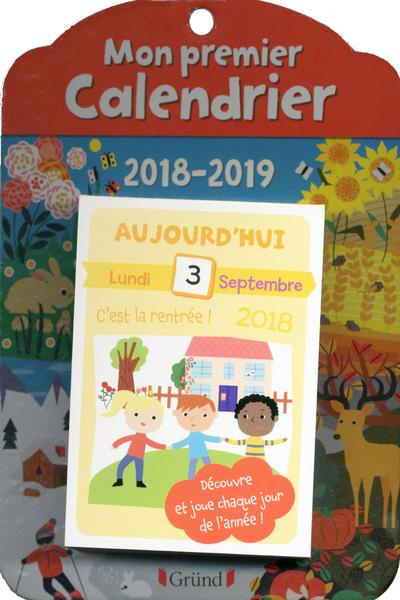 Emprunter Mon premier calendrier. Edition 2018-2019 livre