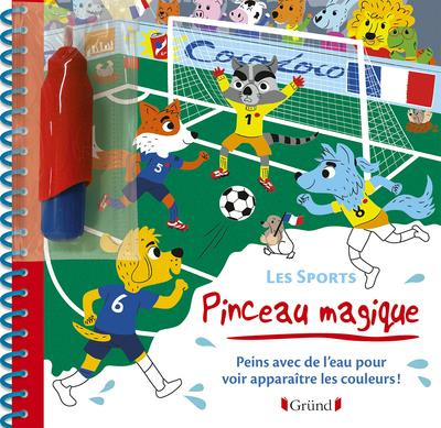 Emprunter Les sports. Peins avec de l'eau pour voir apparaitre les couleurs ! Avec un pinceau livre