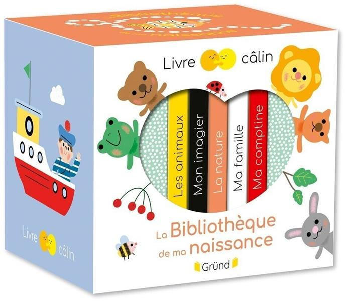 Emprunter La bibliothèque de ma naissance. Coffret en 5 volumes : Les animaux ; Mon imagier ; La nature ; Ma f livre