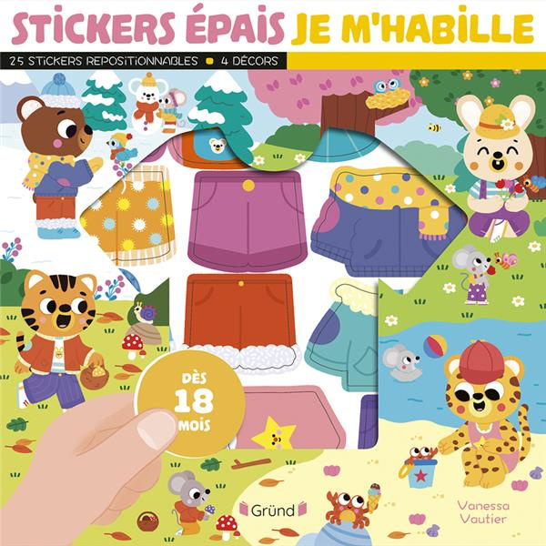 Emprunter STICKERS EPAIS - JE M'HABILLE livre