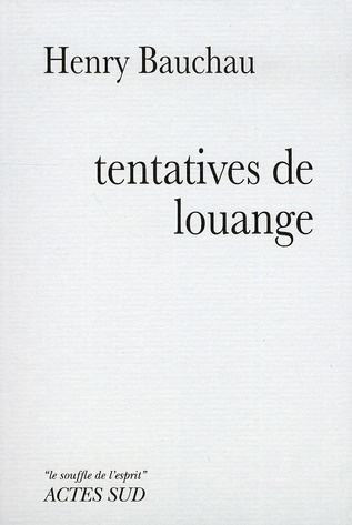 Emprunter Tentatives de louange livre