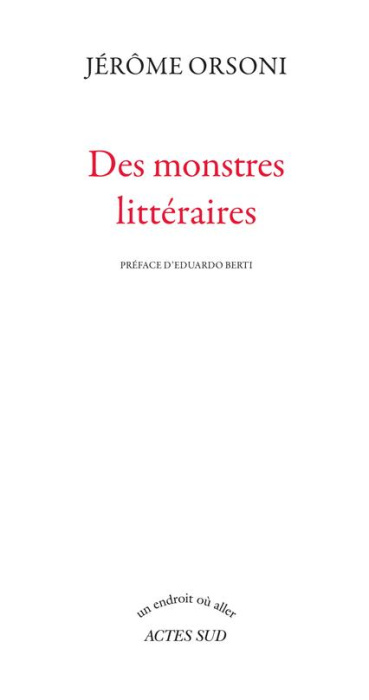 Emprunter Des monstres littéraires livre