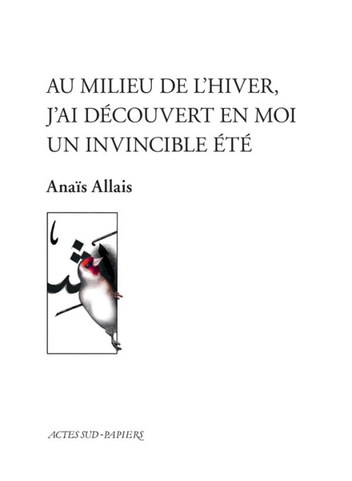 Emprunter Au milieu de l'hiver, j'ai découvert en moi un invincible été livre