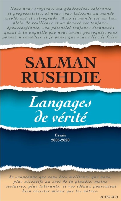 Emprunter Langages de vérité. Essais 2003-2020 livre