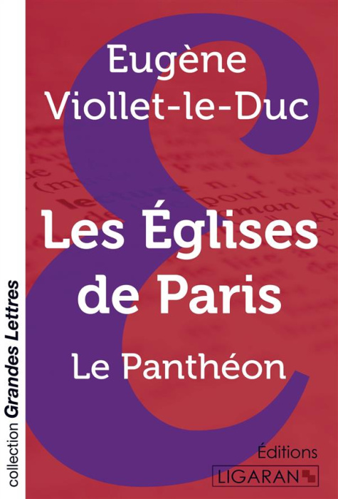 Emprunter Les églises de Paris. Le Panthéon [EDITION EN GROS CARACTERES livre