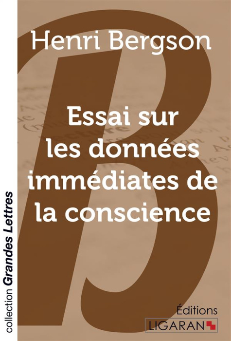 Emprunter Essai sur les données immédiates de la conscience [EDITION EN GROS CARACTERES livre