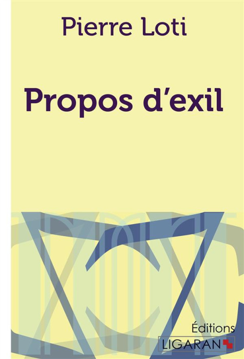 Emprunter Propos d'exil livre