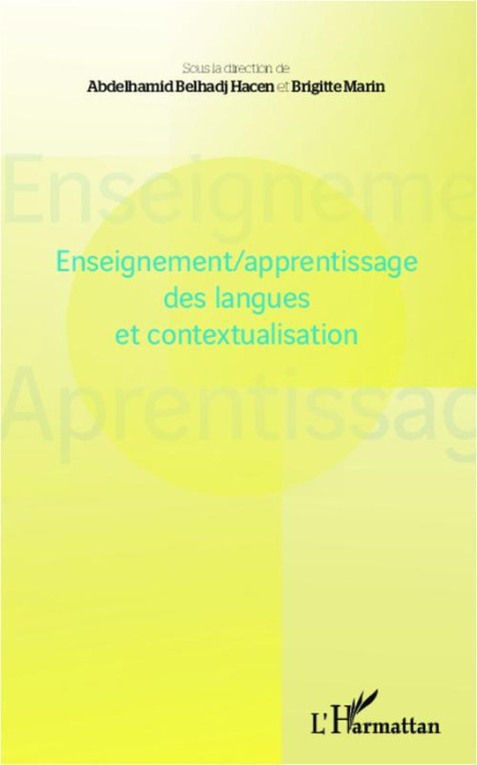Emprunter Enseignement/apprentissage des langues et contextualisation livre