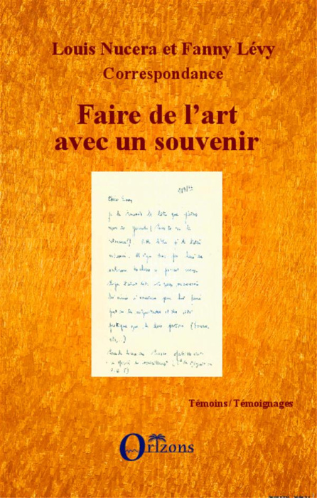 Emprunter Faire de l'art avec un souvenir. Correspondance livre