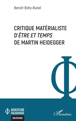 Emprunter Critique matérialiste d’Etre et temps de Martin Heidegger livre