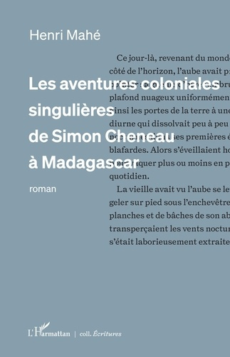 Emprunter Les aventures coloniales singulières de Simon Cheneau à Madagascar livre