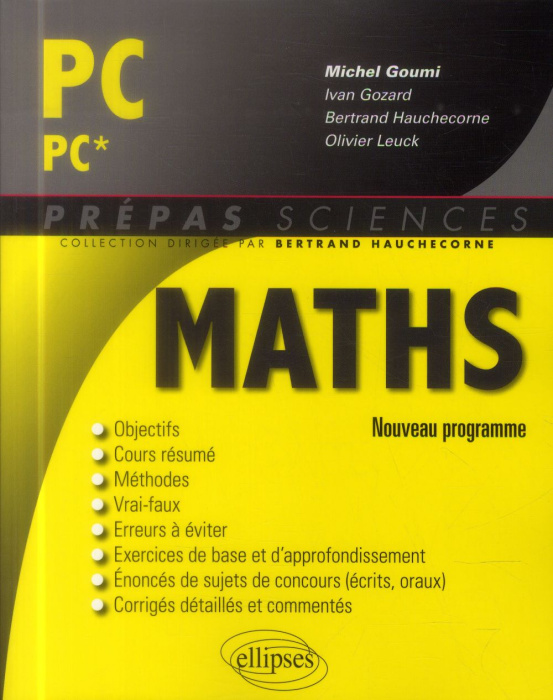 Emprunter Mathématiques PC/PC*. Nouveau programme livre