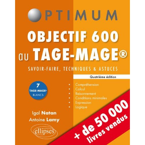 Emprunter Objectif 600 au TAGE-MAGE. Savoir-faire, techniques et astuces, 4e édition livre