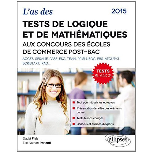 Emprunter L'as des concours Accès et Sésame. Logique et mathématiques livre