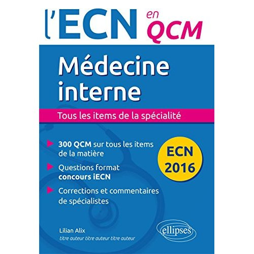 Emprunter Médecine interne livre