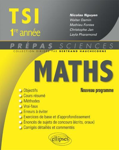 Emprunter Mathématiques TSI 1e année. Nouveau programme livre