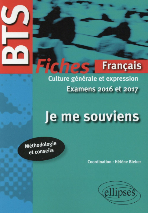 Emprunter Je me souviens. Fiches de culture générale et expression Examens 2016 et 2017 livre