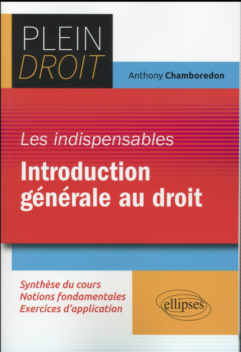 Emprunter Les indispensables Introduction générale au droit livre