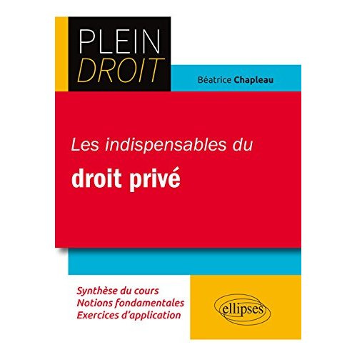 Emprunter Les indispensables du droit privé livre