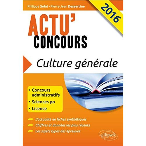 Emprunter Culture générale. Edition 2016-2017 livre