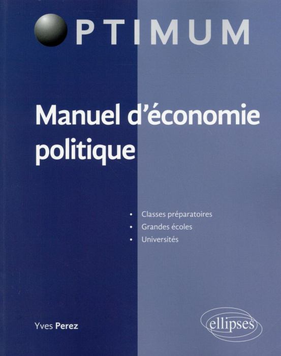 Emprunter Manuel d'économie politique livre