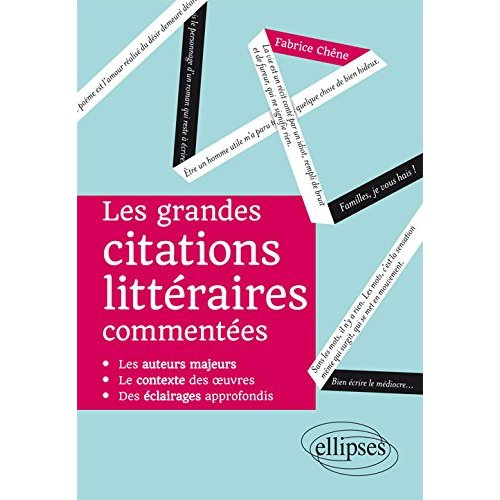 Emprunter Les grandes citations littéraires commentées livre