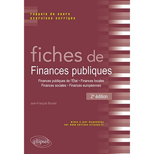 Emprunter Fiches de finances publiques. 2e édition livre