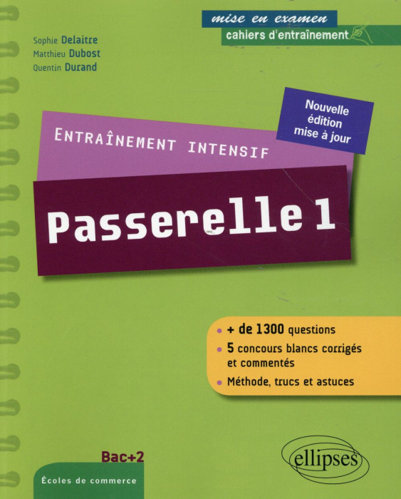 Emprunter Entraînement intensif Passerelle 1. 2e édition livre