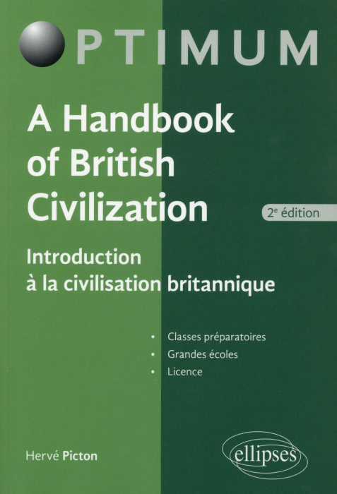 Emprunter A HANDBOOK OF BRITISH CIVILIZATION - INTRODUCTION A LA CIVILISATION BRITANNIQUE - 2E EDITION livre