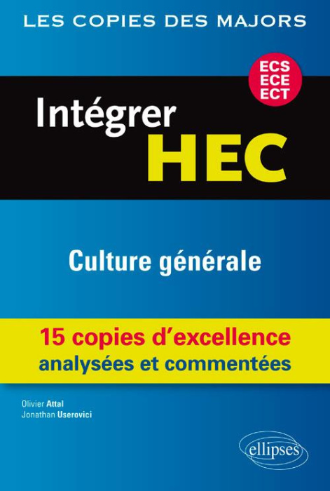 Emprunter Intégrer HEC. Culture générale livre
