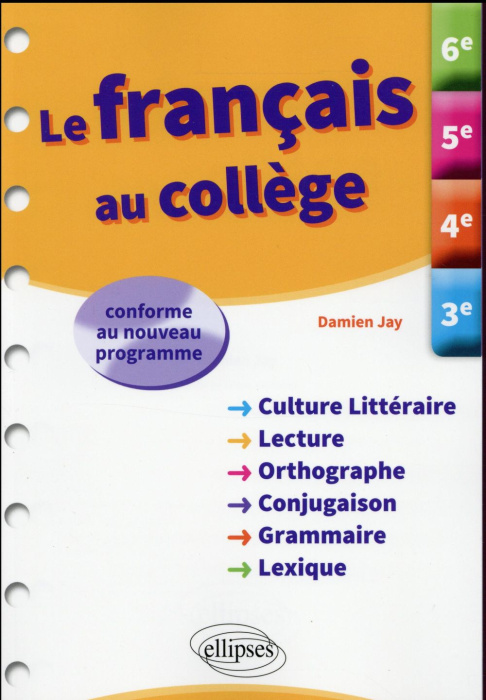 Emprunter Le français au collège. 6e-5e-4e-3e, Edition 2016 livre