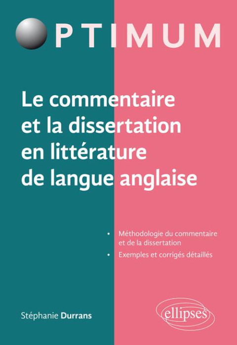 Emprunter Le commentaire et la dissertation en littérature de langue anglaise livre
