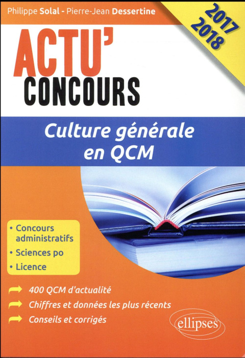 Emprunter Culture générale en QCM concours. Edition 2017-2018 livre