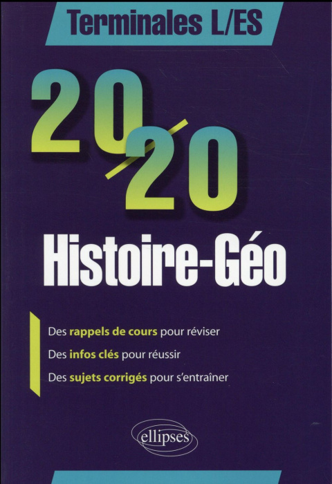 Emprunter 20/20 en histoire-géographie Tles L et ES livre
