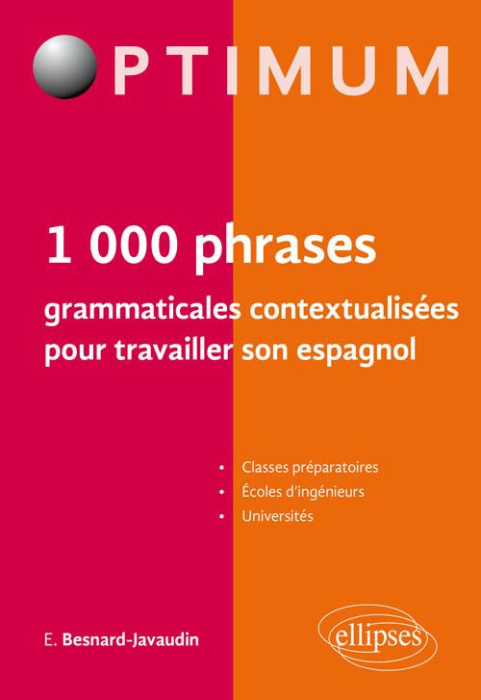 Emprunter 1000 phrases grammaticales contextualisées pour travailler son espagnol. Niveau B2-C1 livre