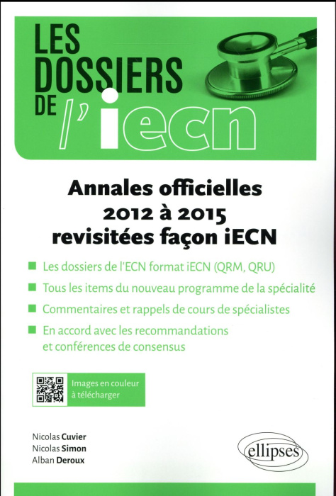 Emprunter Annales officielles 2012 à 2015 revisitées façon IECN livre