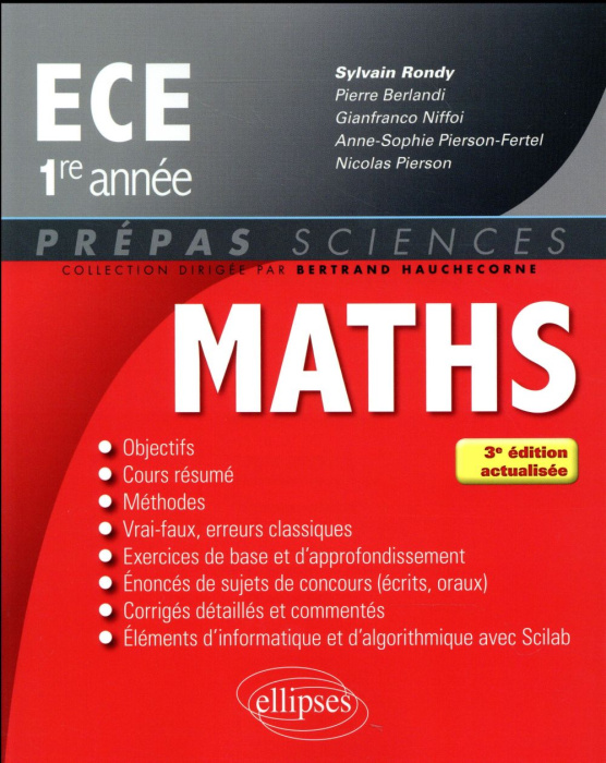 Emprunter Mathématiques ECE 1re année. 3e édition livre